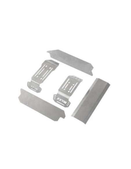 Protección en Acero Inox para Chasis Traxxas MAXX
