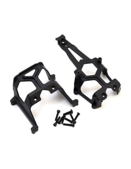 TRX8620 Chassis supports, front & rear/ 3x12mm BCS (4)/ 3x15mm CS (4)/ 4x14mm BCS (1)