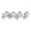 MT0004 Separadores aluminio para Crawler 12mm (4cs) Metsafil