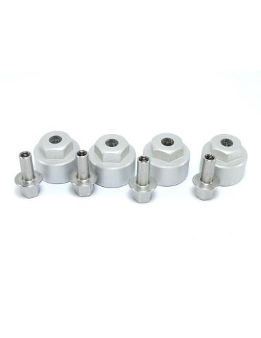 MT0004 Separadores aluminio para Crawler 12mm (4cs) Metsafil