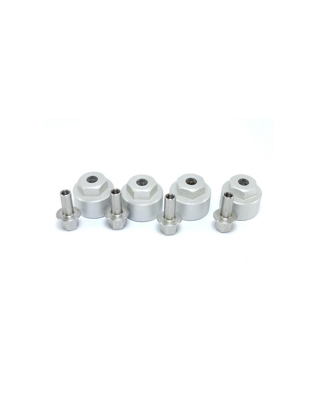 MT0004 Separadores aluminio para Crawler 12mm (4cs) Metsafil
