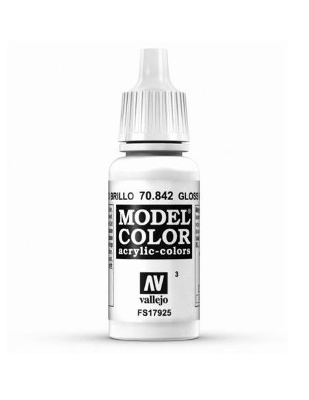 70.842 - Pintura Vallejo Model Color - Blanco Brillo (17ml)