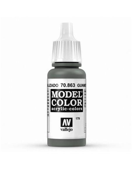 70.863 - Pintura Vallejo Model Color - Gris Metalizado (17ml)