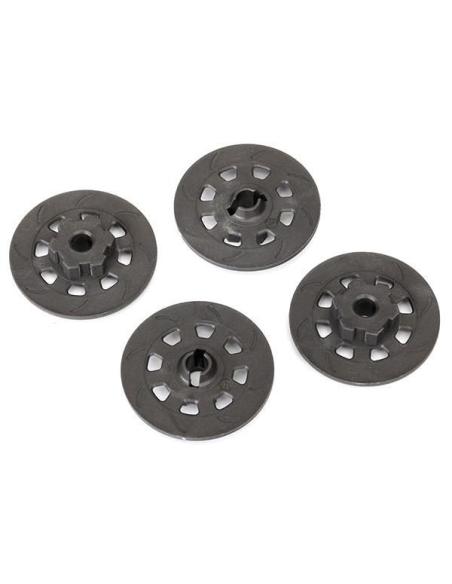 TRX8569 Wheel hubs, hex (disc brake rotors) (4)