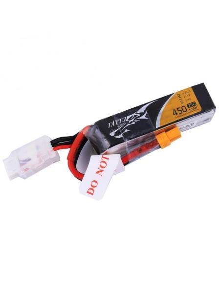 Batería LiPo Tattu 450mAh 11.1v 75c XT30 Long-Pack