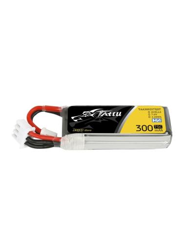 Batería LiPo Tattu 300mAh 2S 75C 7.6V HV JST-PHR