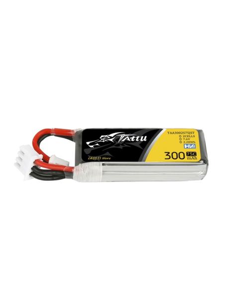 Batería LiPo Tattu 300mAh 2S 75C 7.6V HV JST-PHR