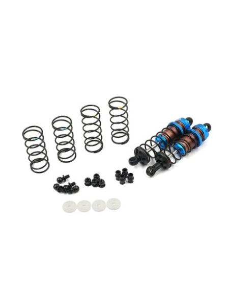 Aluminum Big Bore Go 70mm Damper Set 2pcs for 1/10 RC Offroad Buggy - Blue