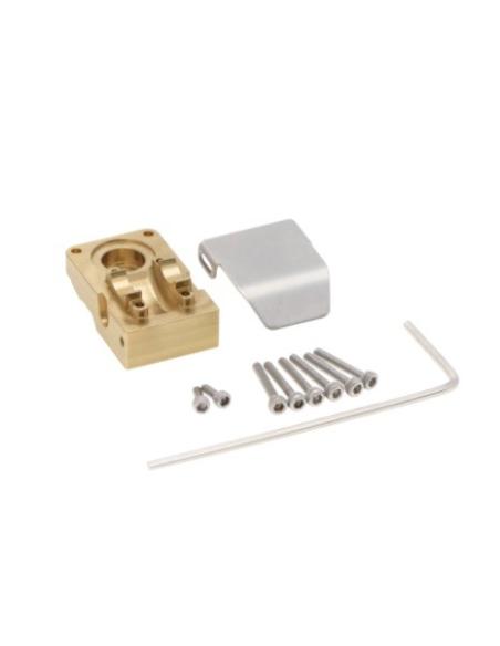 Brass Counterweight Cup+Armor Guard Plate SCX24 1u