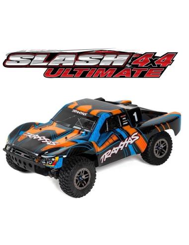 Slash 4x4 Ultimate LCG TSM Traxxas  68077-4  Orang