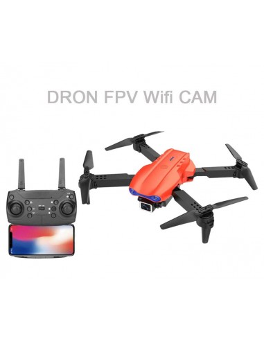 Dron E99 PRO RC 4K Wifi FPV - Naranja