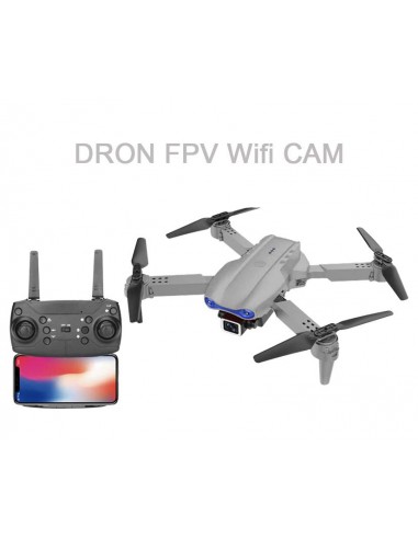 Dron E99 PRO 2 RC 4K Wifi FPV - Gris