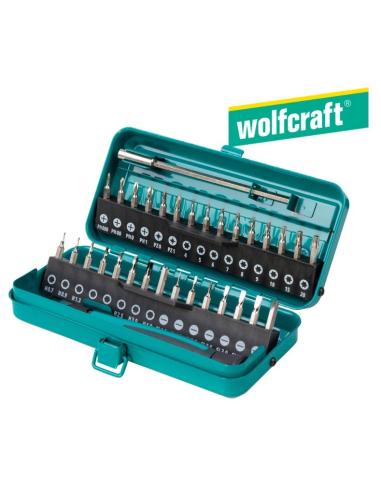 Set 31 puntas de seguridad   Mango Wolfcraft