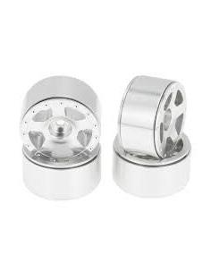 CNC Aluminum Starfish Beadlock Wheels Axial SCX24