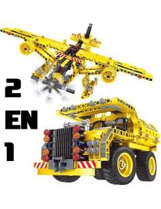 Mechanical Master - 2 en 1 Dumper y Avión - 361pcs
