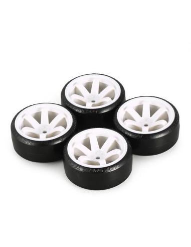 Wheel set 1/10 Drifting - White