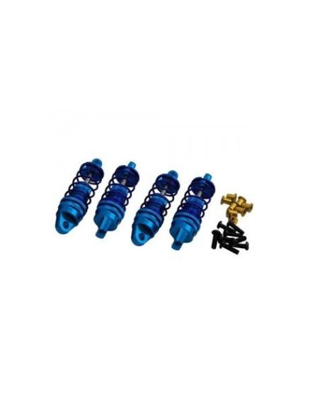 Aluminium Shock Damper Set For TT-02 63mm - Blue
