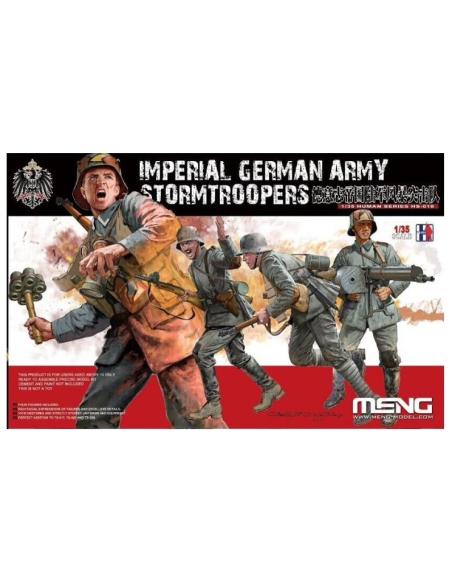 Imperial German Army Stormtroopers Meng Model 1/35