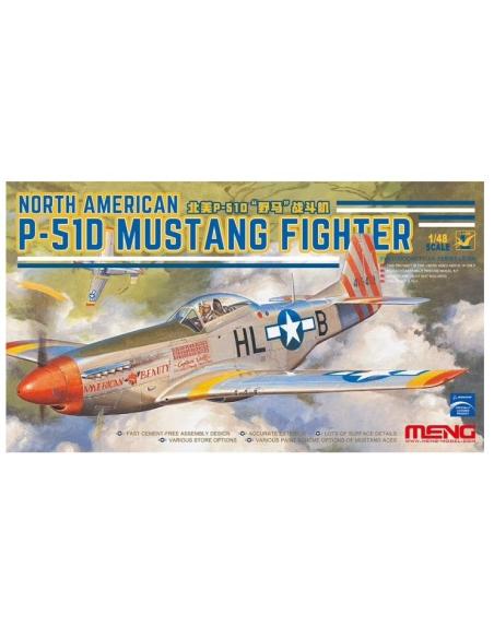 P-51D Mustang Fighter Meng Model 1/48