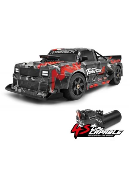 QUANTUM R FLUX 4S 1/8 4WD RACE TRUCK - Rojo/Gris