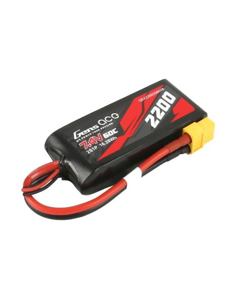 Batería LiPo GENSAce 2200mAh 7,4V 60C XT60