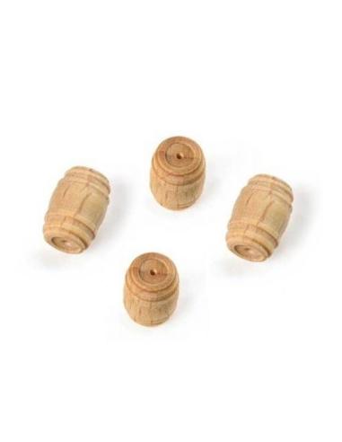 169 Barriles madera 10mm  4u  Amati