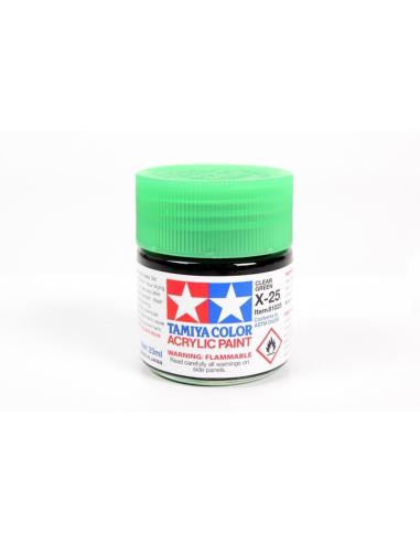 PINTURA ACRILICA TRANSLUCIDA X-25  VERDE  23ml 