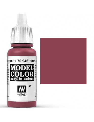 70 946 - Pintura Vallejo Model Color - Rojo Oscuro