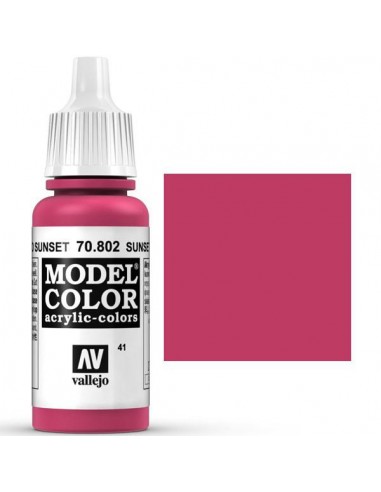 70 802 - Pintura Vallejo Model Color - Rojo Sunset