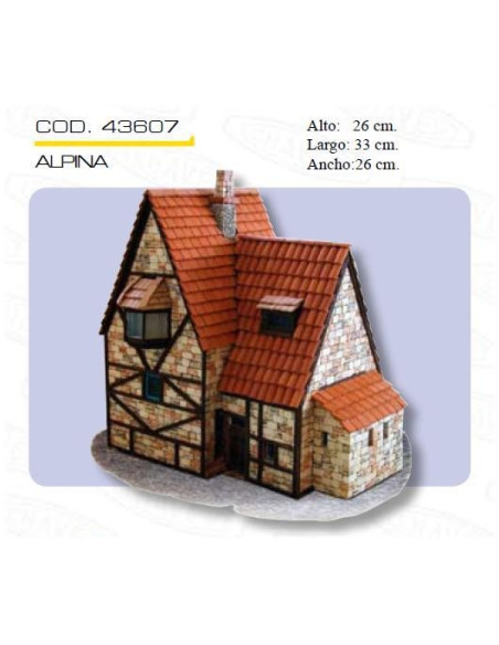 kit de construcción "Casa Alpina I"de Cuit