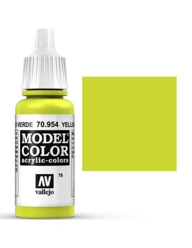 70 954 - Pintura Vallejo Model Color - Amarillo Ve