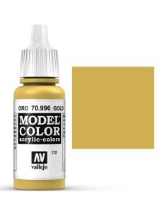 70 996 - Pintura Vallejo Model Color - Oro  17ml 