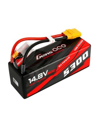 Bateria LiPo GensAce 5300mAh 14 8V 60C 4S HardCase