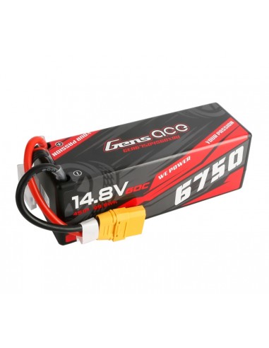 Bateria LiPo GensAce 6750mAh 14 8V 60C 4S Hardwire
