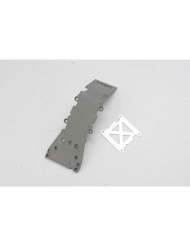 Traxxas 4937A Skidplate Front  Grey  E-Maxx