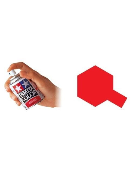 PINTURA ESMALTE ACRILICA TS-36, ROJO FLUORESCENTE