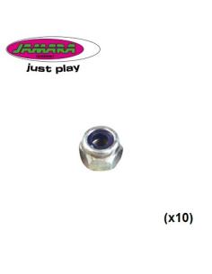 Tuerca autoblocante M4  10u  Jamara