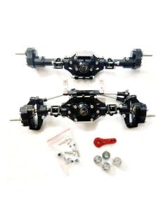 Axial SCX10 III Axles Aluminium Set - Black