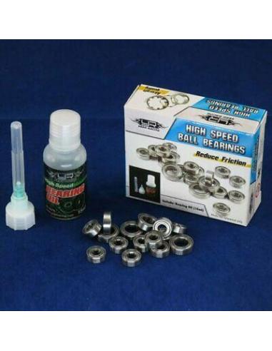 RC Ball Bearing Set with Bearing Oil For Tamiya XV