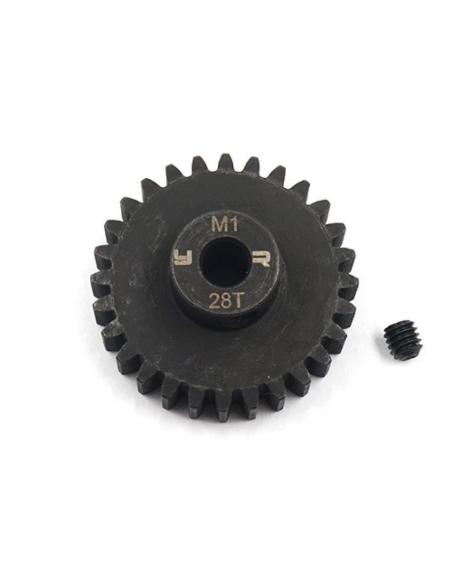 Piñón Mod 1 0 Acero HD eje 5mm Yeah Racing - 28T