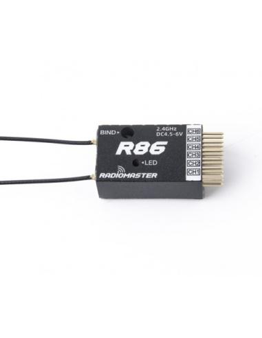 Receptor RADIOMASTER R86-D8 6ch PWM  Comp Frsky D8