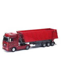 Camión con Volquete RC Mercedes Benz ACTROS - Rojo