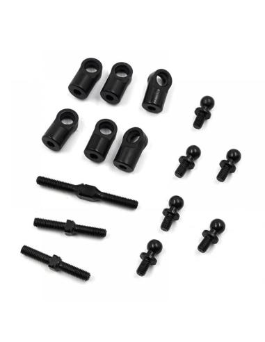 Tirantes de dirección ajustables para Tamiya TT02