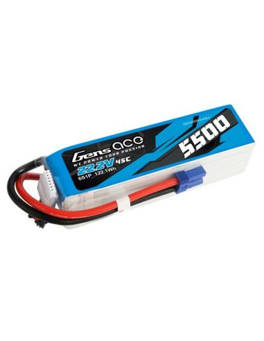 Batería LiPo GENSAce 5500 mAh 22 2V 45C 6S