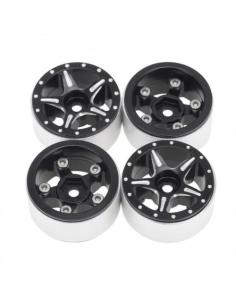 CNC Aluminum Starfish Beadlock Wheels Axial SCX24 