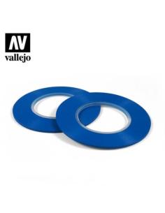 Cinta de Enmascarar Flexible 2 mm x 18 m  2u  Vall