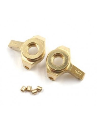 Brass front Steering Knuckles set for Axial SCX24