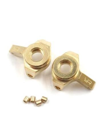 Brass front Steering Knuckles set for Axial SCX24