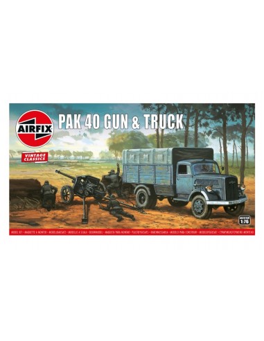 Pak 40 Gun & Truck 1/76 Airfix