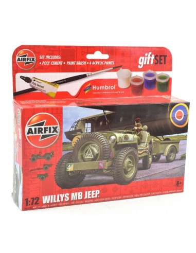 Small Starter Set Willys MB Jeep 1/72 Airfix